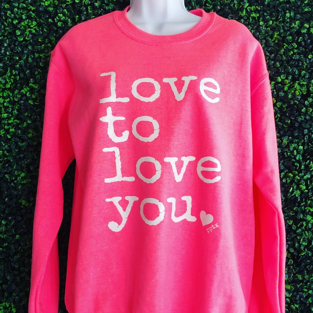 Pink sweatshirt